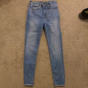 Abercrombie and Fitch Ultra High Rise Super Skinny Jeans